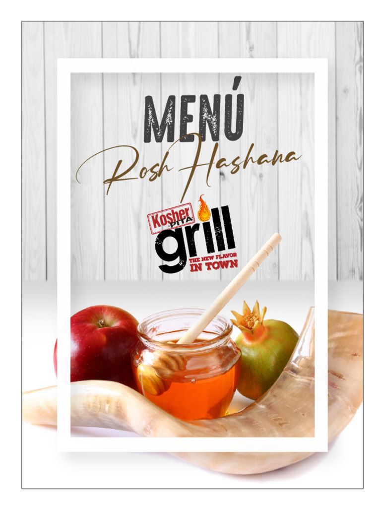 00 Menu ROSH (1) | PDF | Cocinando | Cocina occidental