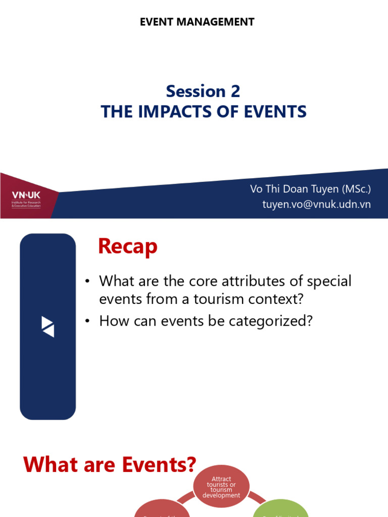 EM S2 Event Impacts | PDF | Tourism | Waste