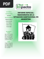 Informe Especial - Radiografia Vivienda en Argentina