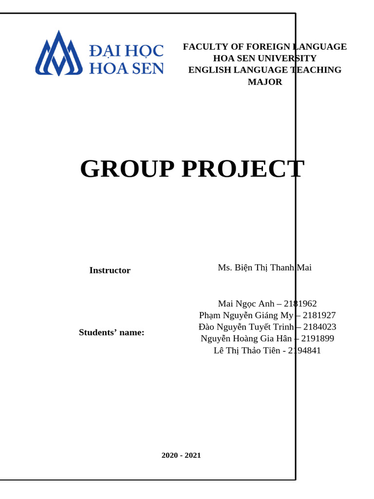 Group Project Group 4 | PDF | Grammar | Human Communication