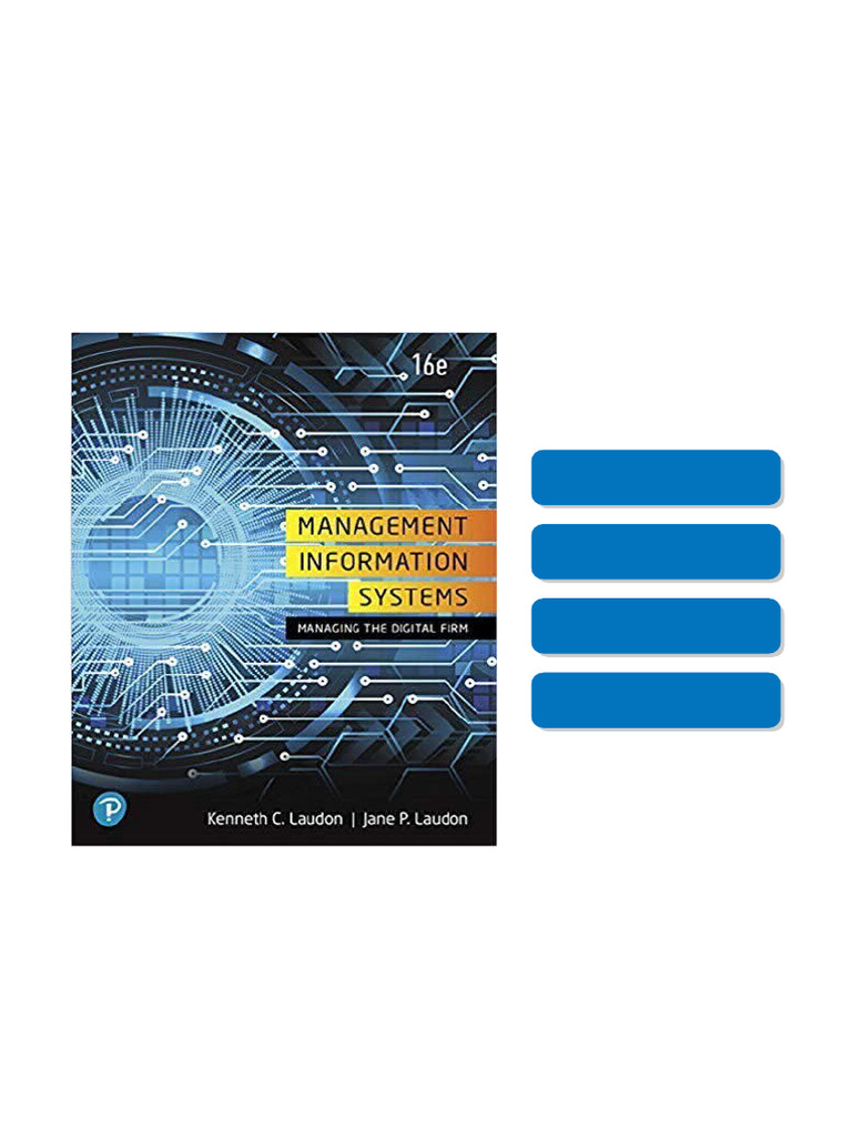 eTextbook PDF for Management Information Systems: Managing the Digital ...