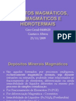 Aula10 Depósitos Magmáticos, Pós-Magmáticos e Hidrotermais