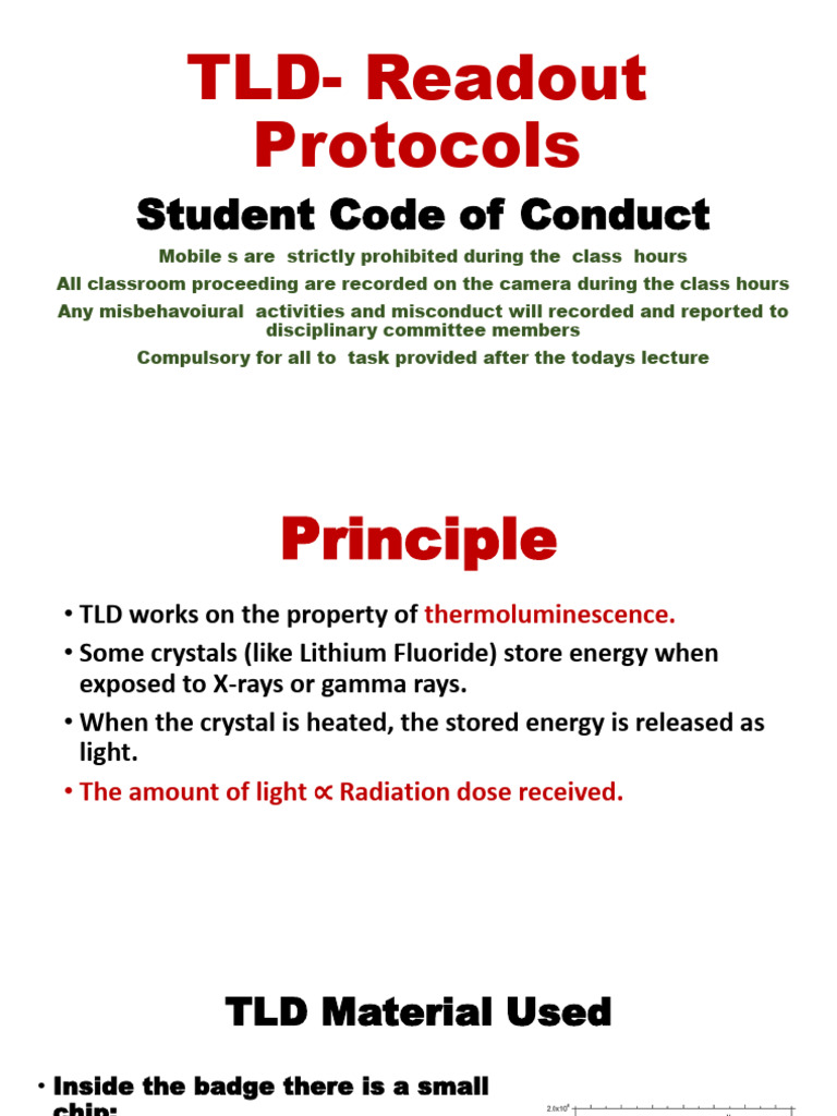 TLD Badge - Read Out Process | PDF | Radiation | Physical Phenomena