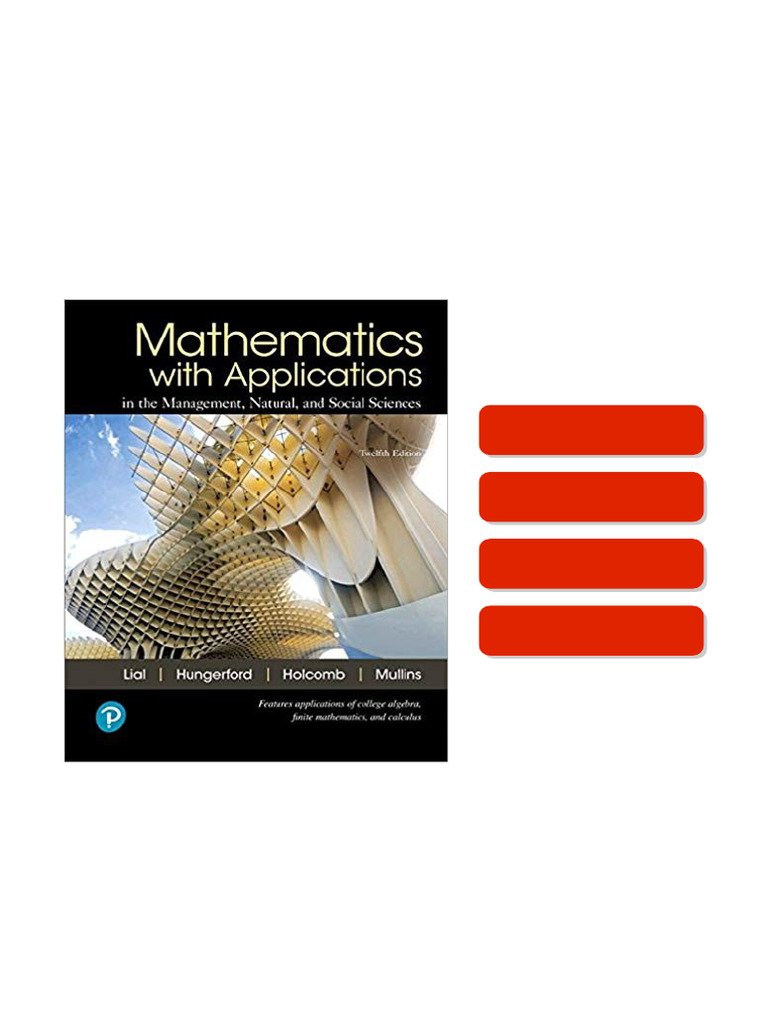 Mathematics with Applications In the Management, Natural, and Social ...