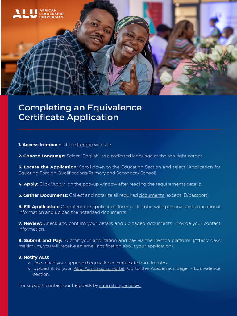 Equivalence Certificate Application Brochure | PDF