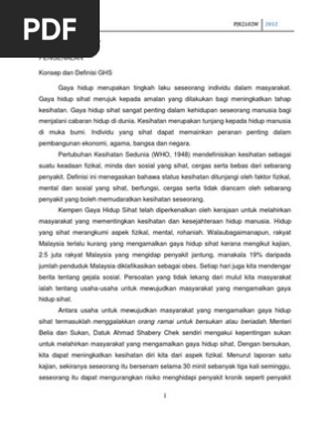 Gaya Hidup Sihat Amin Pdf