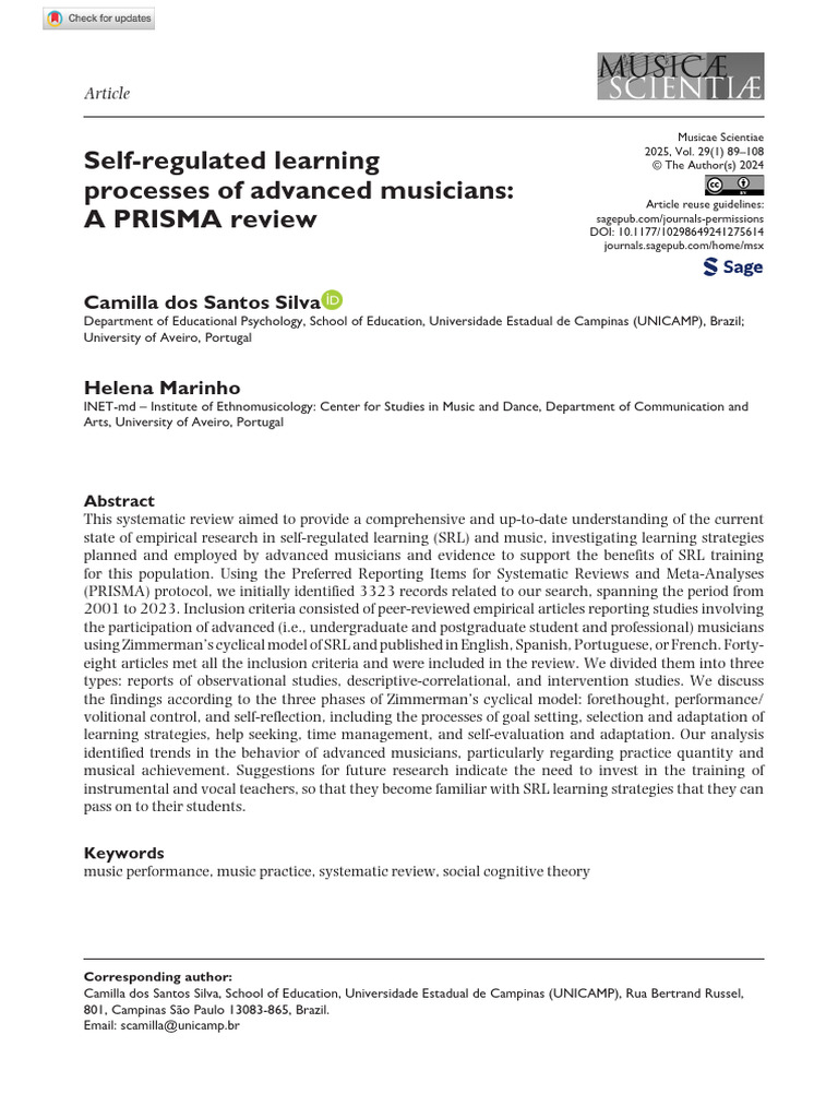 Self Regulated Learning Theories | PDF | Cognitive Psychology ...