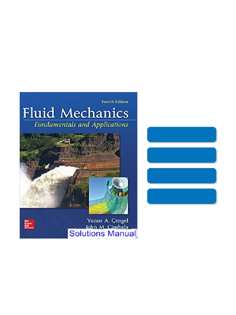 Fluid Mechanics Fundamentals and Applications 4th Edition Cengel ...