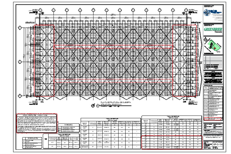 GR-S-104 Structural Roof Plan | PDF