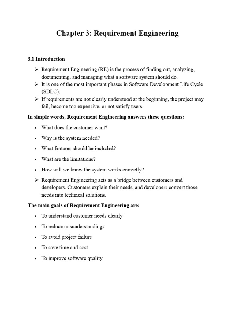 Ch 3 Requirment Engineering | PDF | Use Case | Software Testing
