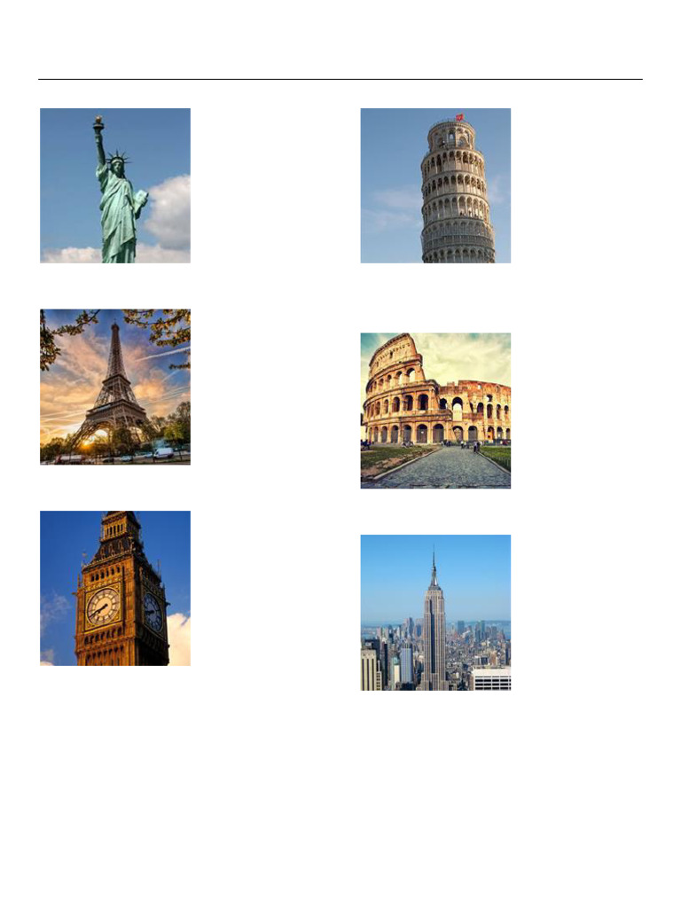 150 Most Famous Landmarks in the World | PDF | Archaeology Of Structures