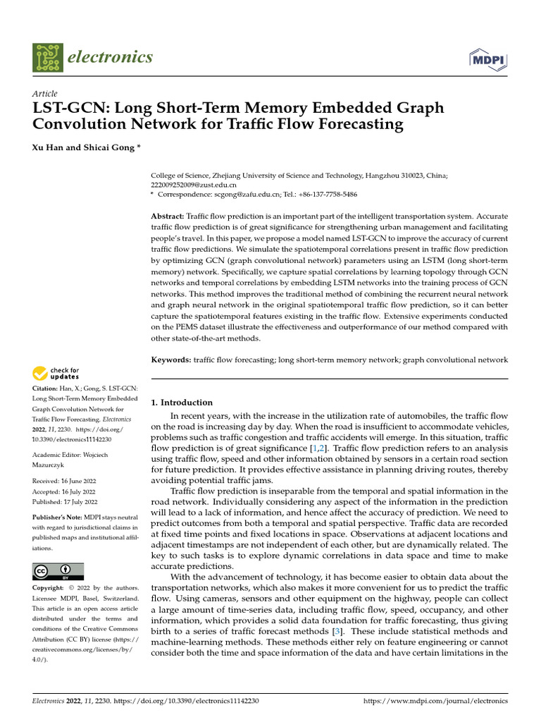 LST-GCN Long Short-Term Memory Embedded Graph Convolution Network for ...