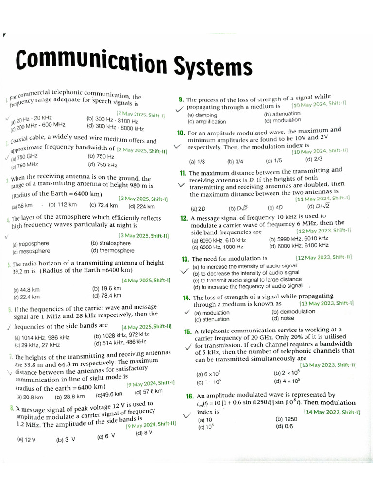 Communication Systems | PDF