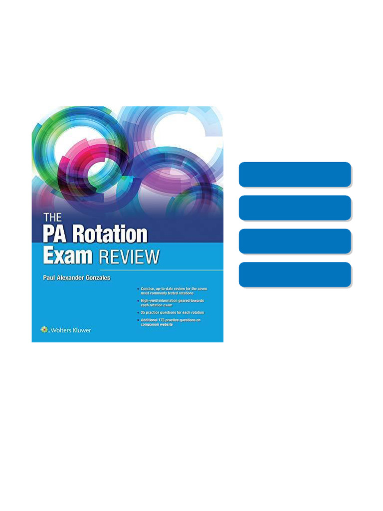 The ultimate The PA Rotation Exam Review First Edition download link ...