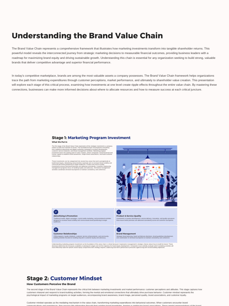 Understanding The Brand Value Chain | PDF | Brand | Performance Indicator