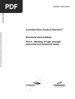Download As NZS 15544-2010 Structural Steel Welding Welding of High Strength Quenched and Tempered Steels by SAI Global - APAC SN102208261 doc pdf