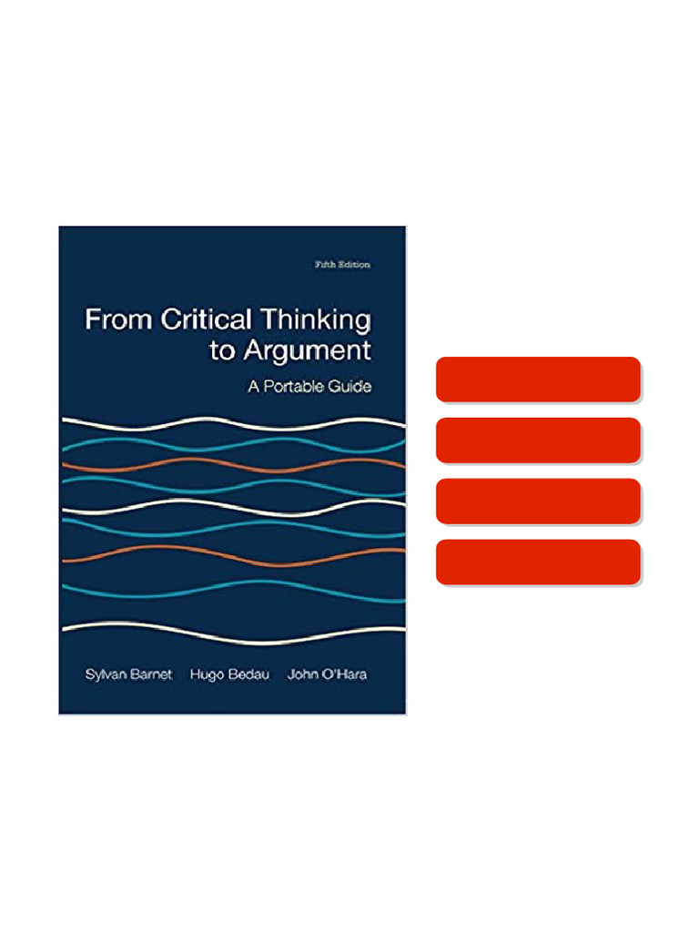 From Critical Thinking to Argument 5th Edition official digital release ...