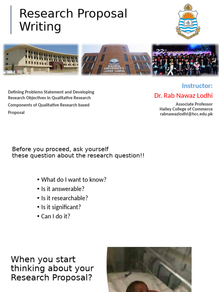 Research Proposal Writing | PDF | Methodology | Question