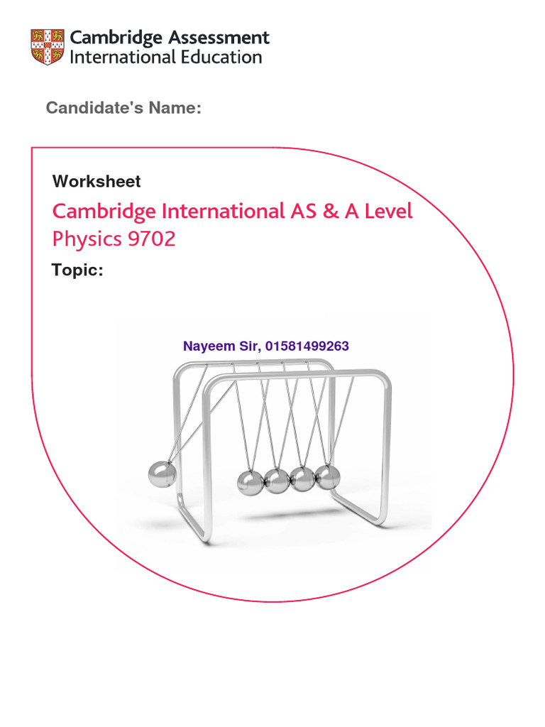 As Level Physics Superposition Worksheet | PDF