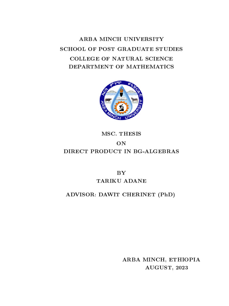 TARIKU ADANE FINAL RESEARCH | PDF