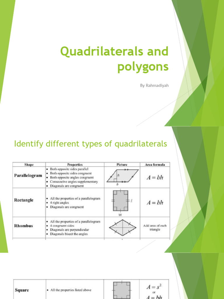 5. Quadrilaterals and Polygons 8 | PDF