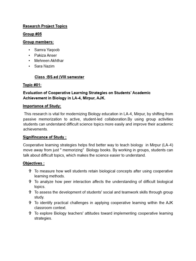 Research Project | PDF