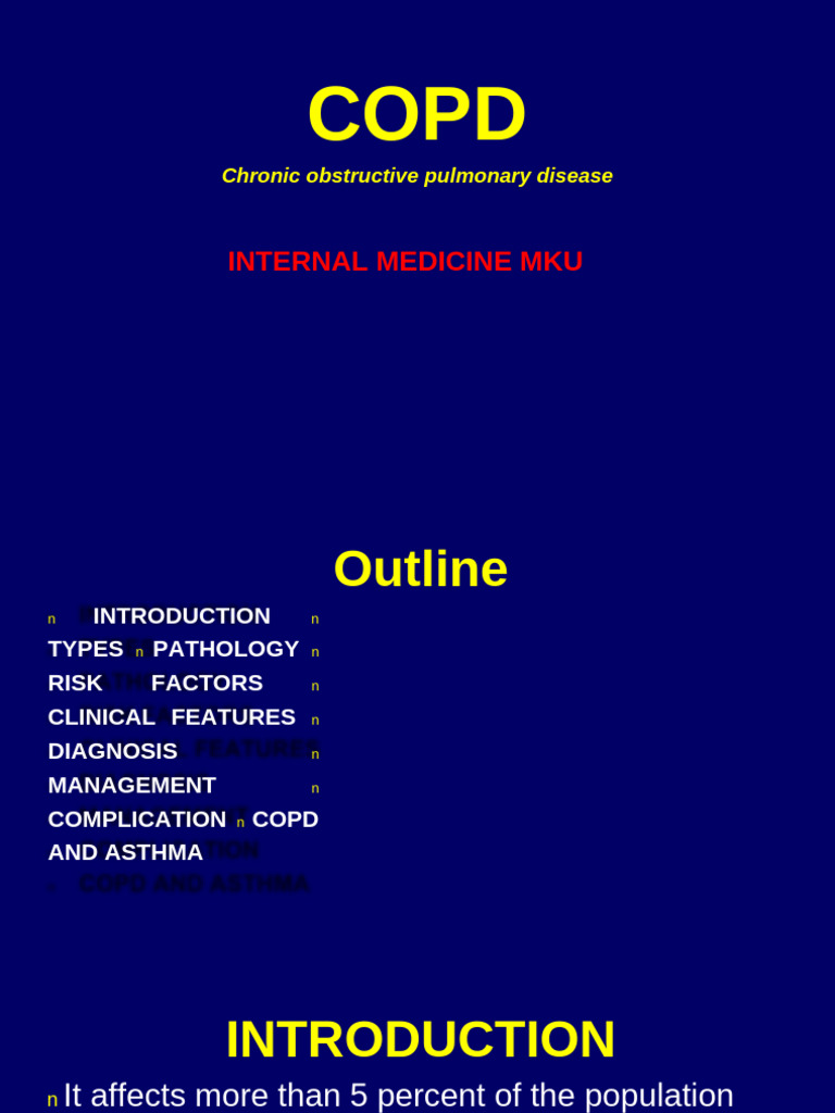 COPD_MED_1[1] | PDF | Chronic Obstructive Pulmonary Disease | Lung
