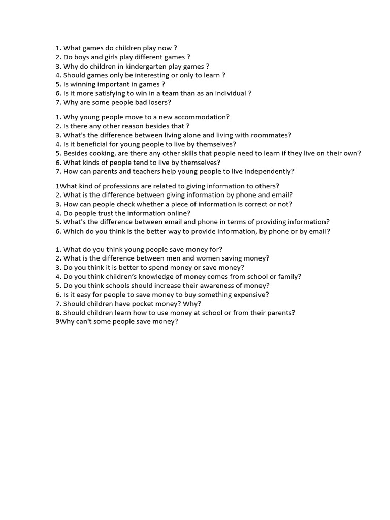 Speaking Part 3 | PDF