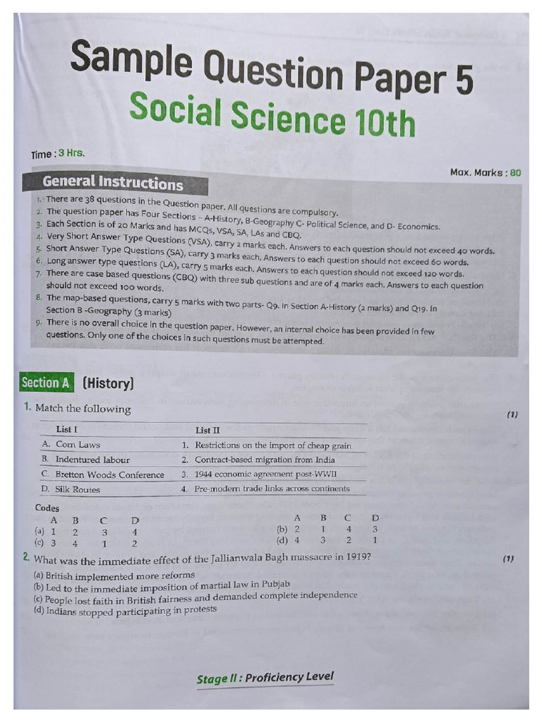 Sst Sample Paper 6 Compressed | PDF