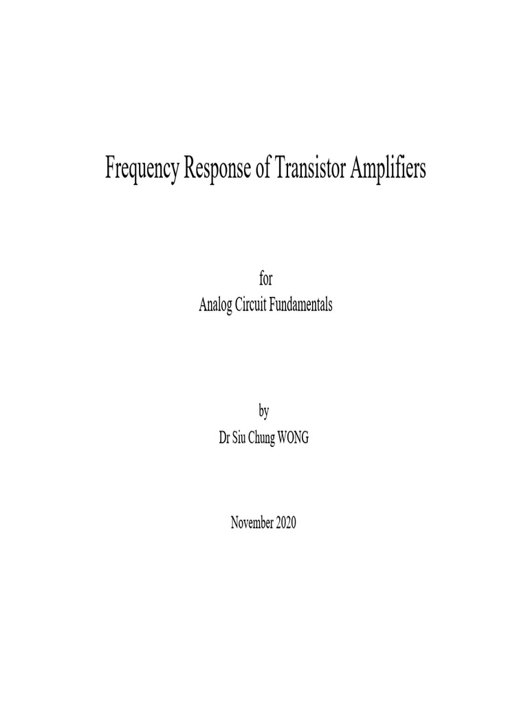7 FrequencyResponse | PDF