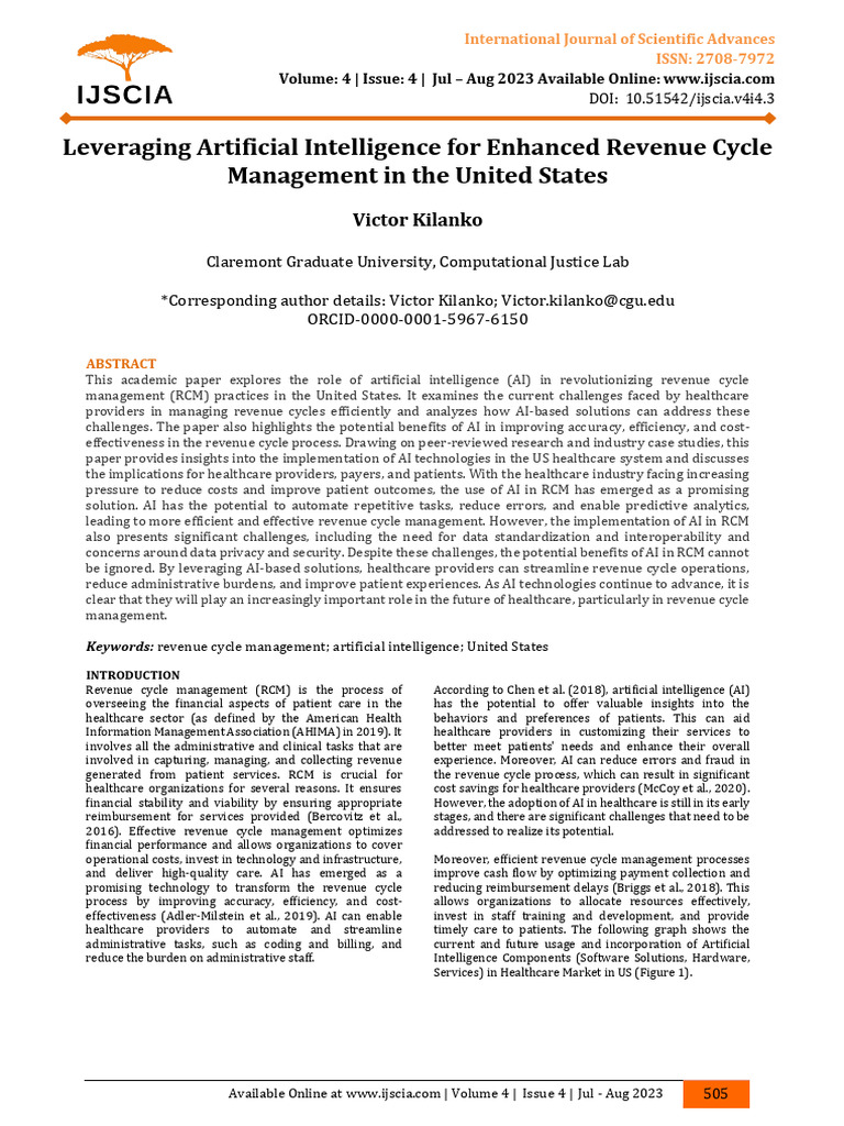 Leveraging Artificial Intelligence For E | PDF | Artificial ...