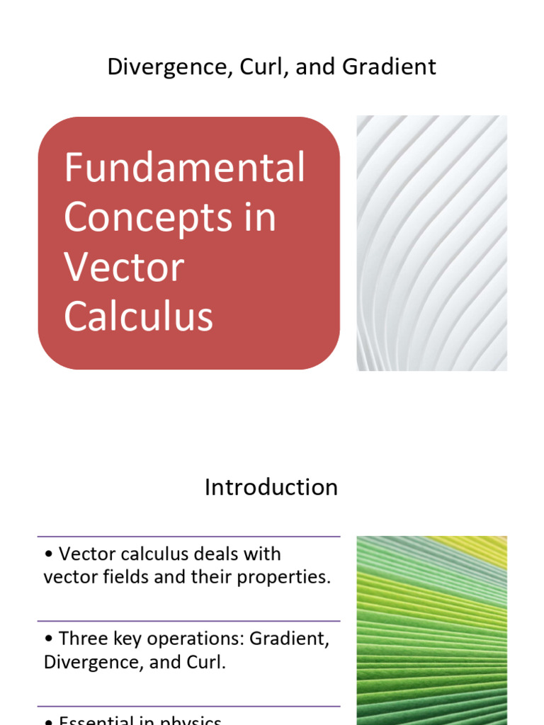 4. Divergence Curl Gradient | PDF