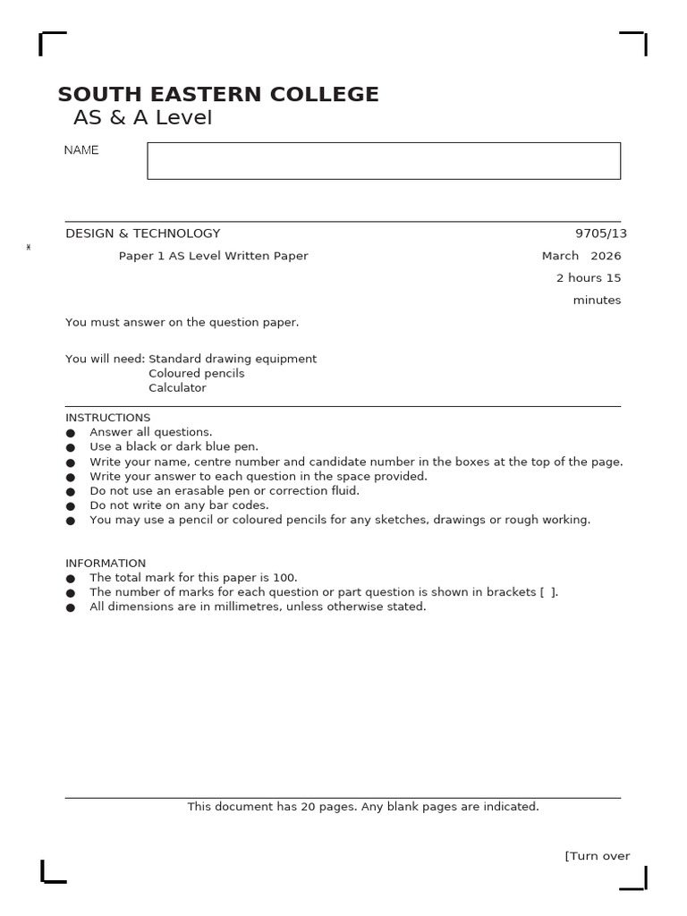 AS LEVEL Term I DT | PDF