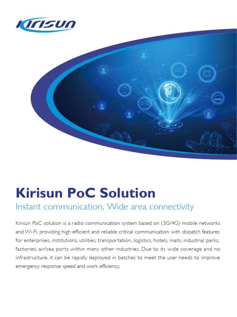 PoC Solution Brochure Compressed | PDF | Server (Computing) | Mobile App