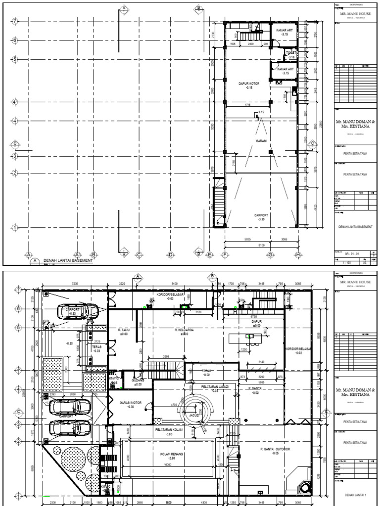 DENAH ARSITEKTUR | PDF