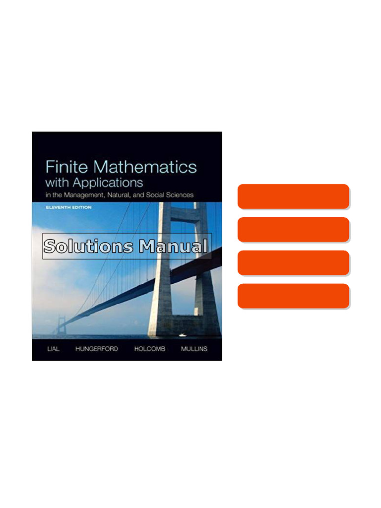 Finite Mathematics with Applications 11th Edition Lial Solutions Manual ...