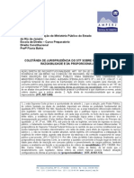 Coletânea de Jurisprudência STF - Razoabilidade e Proporcionalidade