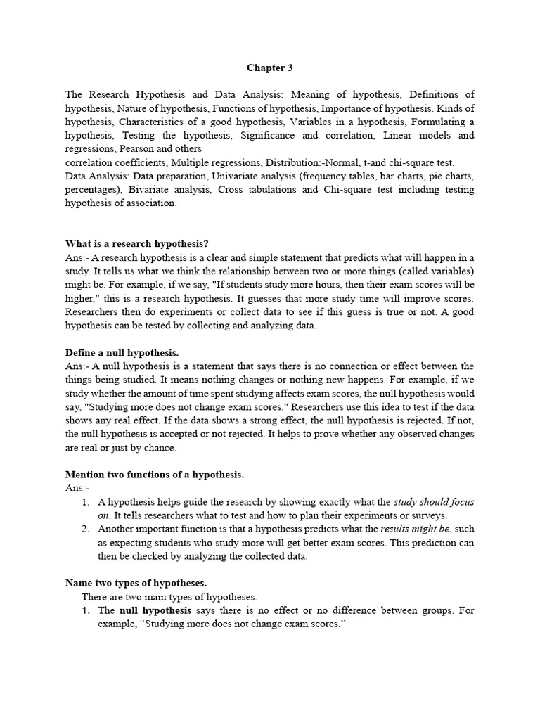 Research Methodology Chapter 3 | PDF