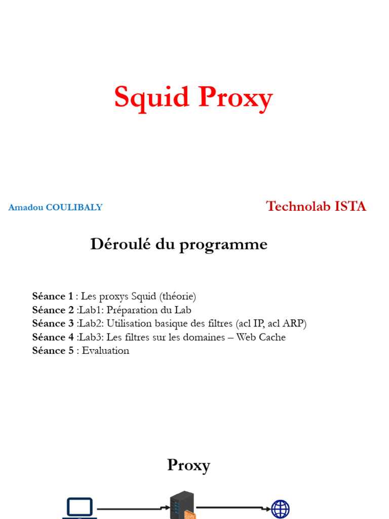 SQUID | PDF | Serveur proxy | Internet