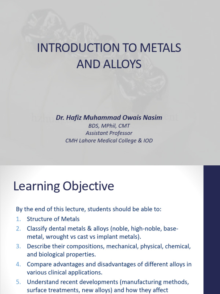 Introduction to metals | PDF | Crystallite | Alloy