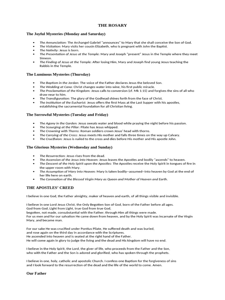 Prayers 01 | PDF | Jesus | God The Father