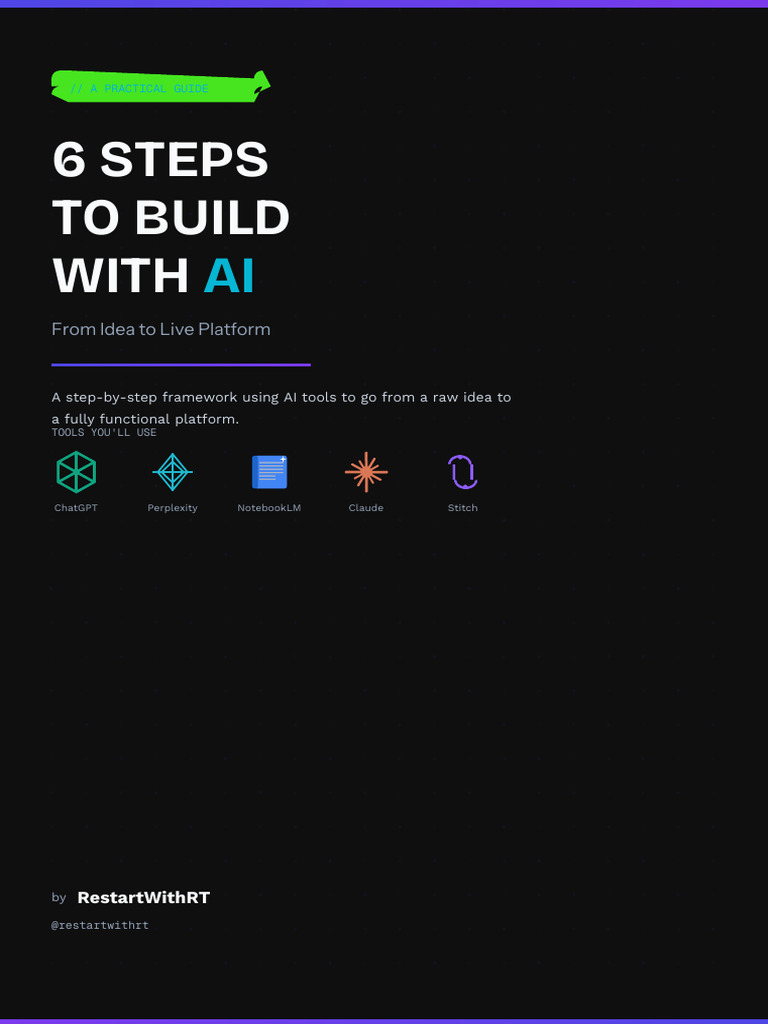6 Steps to Build With AI (1) | PDF | Artificial Intelligence ...