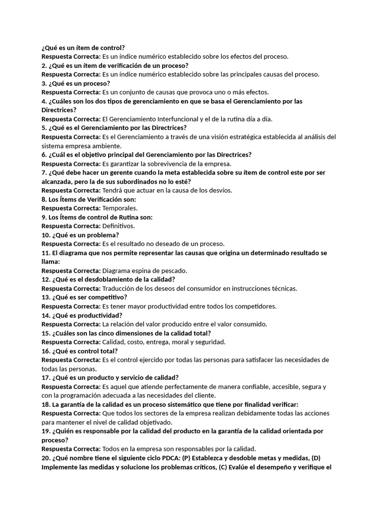 Qué Es Un Ítem de Control | PDF | Business | Economias