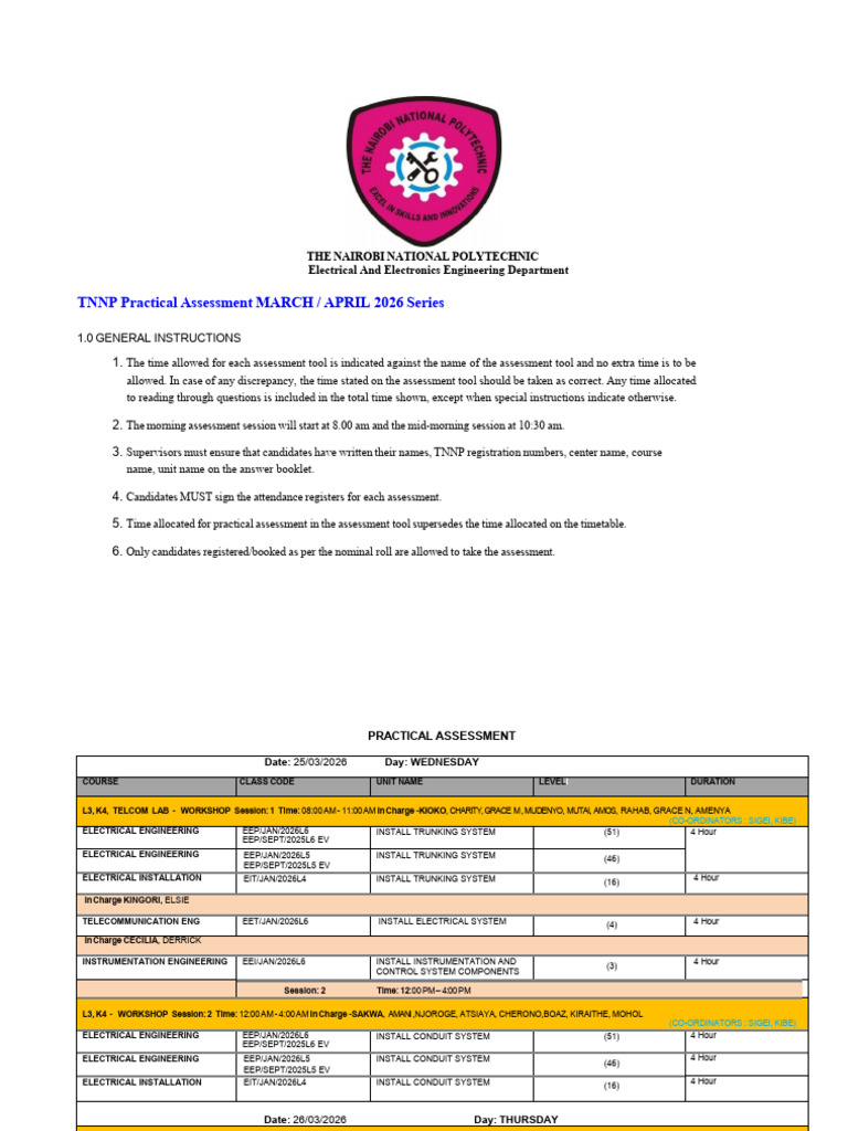 Tnnp March-April 2026 Cdacc Practical Assessment Tt | PDF | Electricity ...