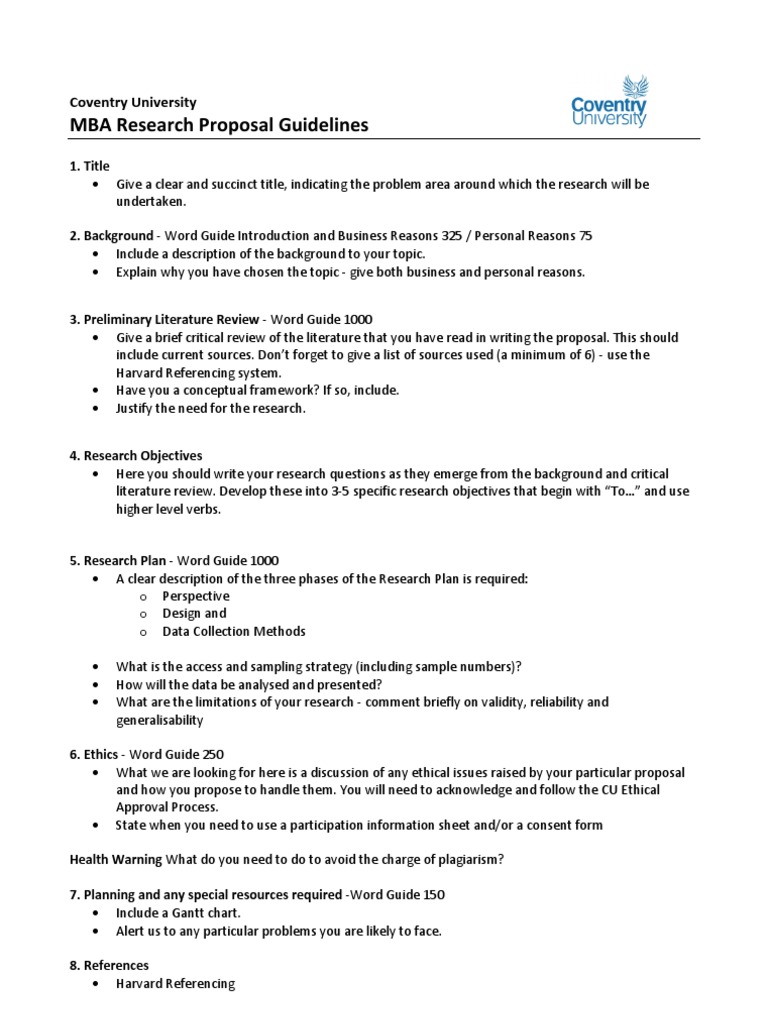 Mba research topics in management picture