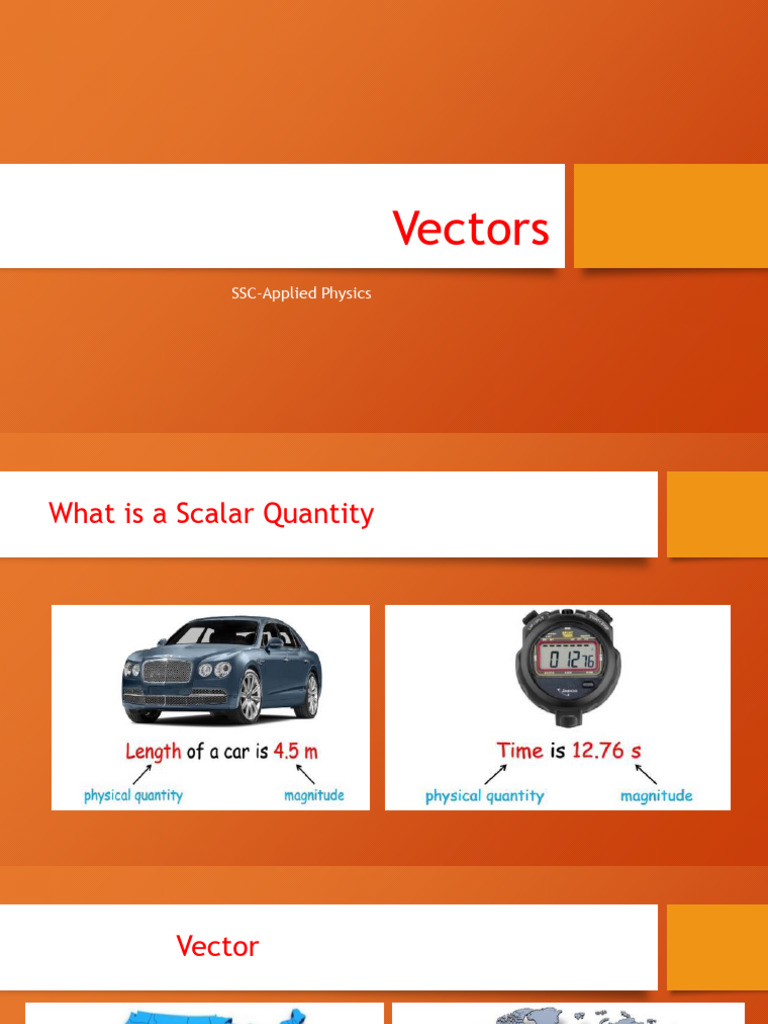 Vectors | PDF | Euclidean Vector | Classical Mechanics