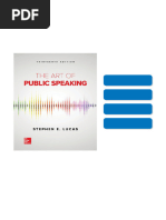 The Art of Public Speaking (13th Edition) PDF | PDF