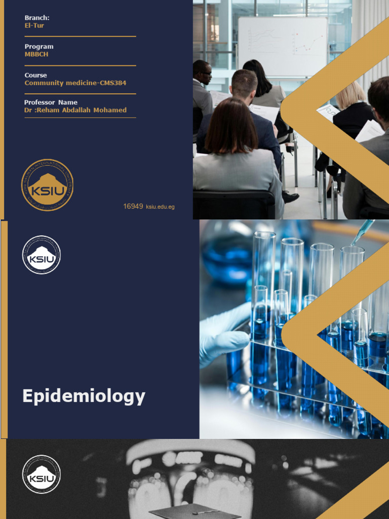 Lecture 3 Epidemiology of non communicable diseases | PDF