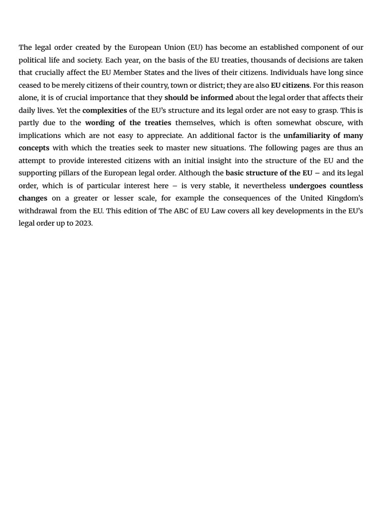 ABC of The EU | PDF | Enlargement Of The European Union | Brexit