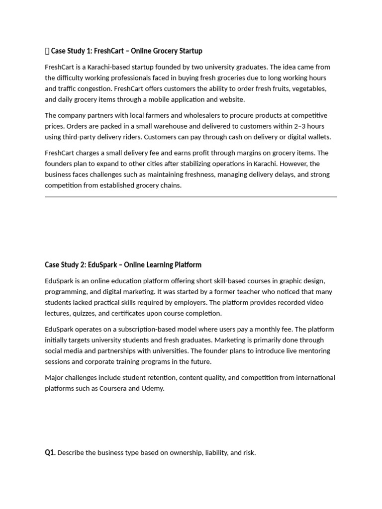 Case Studies | PDF